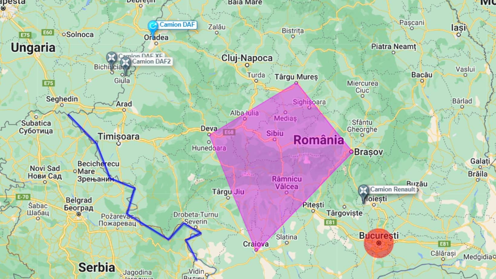 4 caracteristici utile ale geofencing pentru gestionarea unei flote corporative