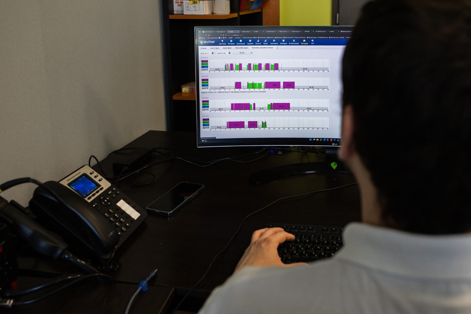 Ecofleet tachograph analysis