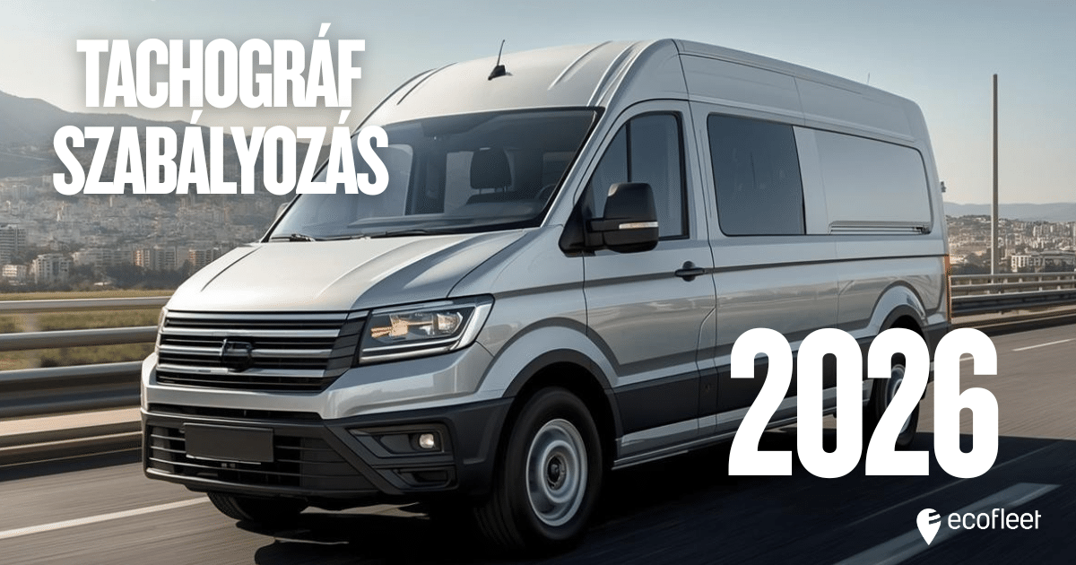 Milliós bírságok 2026-tól: Tachográf-kötelezettség kisteherautóknak