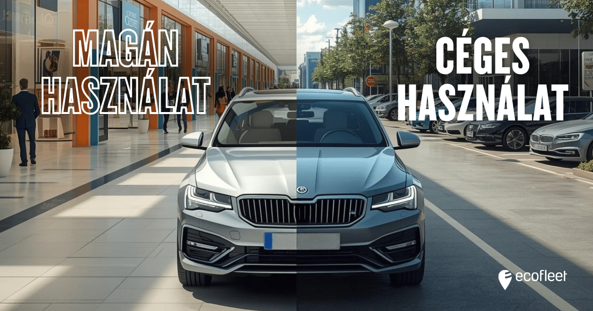 Céges és magánutak elkülönítése költséghatékonyan az Ecofleet segítségével 